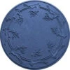Bungalow Flooring Aqua Shield Navy 35 In. Round Reindeer Run Under The Tree Mat-20648613535 206317277 -Christmas Decoration Store bungalow flooring aqua shield navy 35 in. round reindeer run under the tree mat 2064861