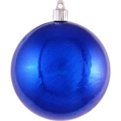 Christmas By Krebs 120 Mm Azure Blue Shatterproof Ball (Pack Of 36)-CBK50594 206214936