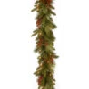 Classical Collection 9 Ft. Mixed Evergreen Tip Garland With Clear Lights-PECC3-300-9B-1 300330524 -Christmas Decoration Store classical collection 9 ft. mixed evergreen tip garland with clear lights pecc3 300 9b 1