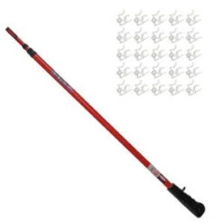 Clear Light Hanging Kit With 25 Gutter/Shingle/Eaves Rapid Release Clips-74028-25CHO2 205928219