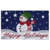 Creative Accents Happy Holidays 18 In. X 30 In. SuperScraper Vinyl/Coir Door Mat-33016 204799280 -Christmas Decoration Store creative accents happy holidays 18 in x 30 in. superscraper vinylcoir door mat 33016