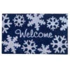 Creative Accents Snowflakes Blue 18 In. X 30 In. SuperScraper Vinyl / Coir Door Mat-33049 203576108 -Christmas Decoration Store creative accents snowflakes blue 18 in x 30 in. superscraper vinyl coir door mat 33049