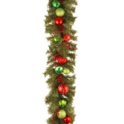 Decorative Collection 6 Ft. Red And Green Garland-DC3-170-6B 300330575