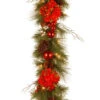 Decorative Collection 9 Ft. Hydrangea Garland With Battery Operated Warm White LED Lights-DC13-158-9BB-1 300330494 1 Decorative Collection 9 Ft. Hydrangea Garland With Battery Operated Warm White LED Lights-DC13-158-9BB-1 300330494 -Christmas Decoration Store decorative collection 9 ft. hydrangea garland with battery operated warm white led ligh