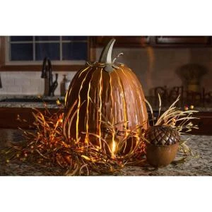 Desert Steel 12 in. x 18 in. Orange Great Pumpkin Lantern-411-000 205442172 Desert Steel 12 In. X 18 In. Orange Great Pumpkin Lantern-411-000 205442172 -Christmas Decoration Store desert steel 12 in x 18 in. orange great pumpkin lantern 411 000