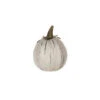 Desert Steel 14 In. X 15 In. White Powder Coated Squatty Pumpkin Luminary-411-061 300350102
