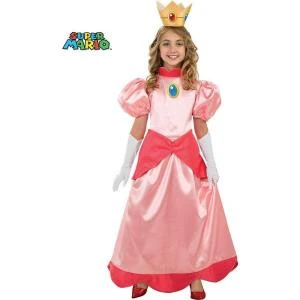 Disguise Girls Deluxe Super Mario Princess Peach Costume-R883658_S 204442628 Disguise Girls Deluxe Super Mario Princess Peach Costume-R883658_S 204442628 -Christmas Decoration Store disguise girls deluxe super mario princess peach costume r883658 s