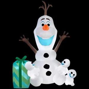 Disney 49.21 in. D x 40.95 in. W x 72.05 in. H Inflatable Olaf with Snowgies Scene-39899 206997645 Disney 49.21 In. D X 40.95 In. W X 72.05 In. H Inflatable Olaf With Snowgies Scene-39899 206997645 -Christmas Decoration Store disney 4921 in d x 4095 in w x 7205 in. h inflatable olaf with snowgies scene 39899