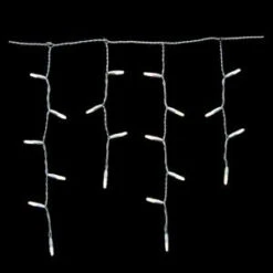 EcoSmart Energy Smart 200-Light LED Warm White Icicle Light Set-701226 202703092