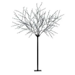 Eglo 98.5 In. Black LED Tree Post Light-75033A 204740005