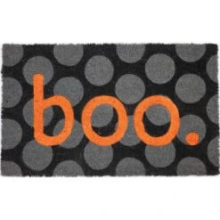Entryways Boo 17 In. X 28 In. Non-Slip Coir Door Mat-P2037 205850035