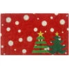 Entryways Christmas Trees 17 In. X 28 In. Non-Slip Coir Door Mat-P2040 205850038 -Christmas Decoration Store entryways christmas trees 17 in x 28 in. non slip coir door mat p2040
