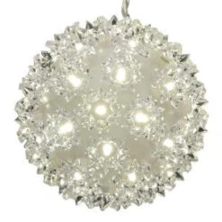 GE 5.5 In. 50-Light LED StayBright Warm White Super Sphere-99306HD 206768300
