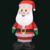 Gemmy 25.59 In. L X 18.11 In. W X 48.03 In. H Inflatable Outdoor Santa-36789X 300060724 -Christmas Decoration Store gemmy 2559 in l x 1811 in w x 4803 in. h inflatable outdoor santa 36789x