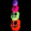Gemmy 32.68 In. W X 32.68 In. D X 96.06 In. H Inflatable Neon Skulls Stack-64639X 205469601 -Christmas Decoration Store gemmy 3268 in w x 3268 in d x 9606 in. h inflatable neon skulls stack 64639x