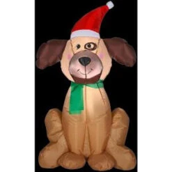 Gemmy 3.5 Ft. H Inflatable Holiday Dog-89944X 206403218