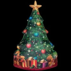 Gemmy 39.37 In. D X 50.39 In. W X 83.86 In. H Photorealistic Inflatable Christmas Tree-37065 206997631