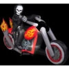 Gemmy 4.4 Ft. Inflatable Reaper Motorcycle Scene-52766X 206355141 -Christmas Decoration Store gemmy 44 ft. inflatable reaper motorcycle scene 52766x