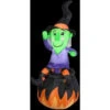 Gemmy 4.5 Ft. Inflatable Witch On Cauldron-58365X 206355153 -Christmas Decoration Store gemmy 45 ft. inflatable witch on cauldron 58365x