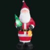 Gemmy 47.24 In. L X 53.15 In. W X 114.17 In. H Inflatable Projection Kaleidoscope Old World Santa-37627X 300060717 -Christmas Decoration Store gemmy 4724 in l x 5315 in w x 11417 in. h inflatable projection kaleidoscope old world