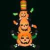 Gemmy 48.03 In. L X 29.92 In. W X 90.16 In. H Inflatable Animated Whimsy Pumpkin Stack-70764X 300060749 -Christmas Decoration Store gemmy 4803 in l x 2992 in w x 9016 in. h inflatable animated whimsy pumpkin stack 70764