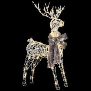 Gemmy 48.43 in. Frozen Fire Silver Vines Buck-36434X 300060768 Gemmy 48.43 In. Frozen Fire Silver Vines Buck-36434X 300060768 -Christmas Decoration Store gemmy 4843 in. frozen fire silver vines buck
