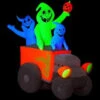 Gemmy 5 Ft. Airblown Inflatable Halloween Neon Hot Rod Ghosts-64630X 204475338 2 Gemmy 5 Ft. Airblown Inflatable Halloween Neon Hot Rod Ghosts-64630X 204475338 -Christmas Decoration Store gemmy 5 ft. airblown inflatable halloween neon hot rod ghosts 64630x