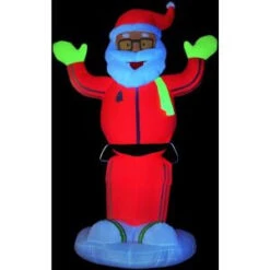 Gemmy 6 Ft. Animated Inflatable Neon Dancing Santa-87563X 204475635