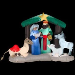 Gemmy 6 Ft. H Inflatable Nativity Scene-87876X 205469616