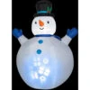 Gemmy 7 Ft. H Inflatable Panoramic Projection Snowman-36498X 206403200 -Christmas Decoration Store gemmy 7 ft. h inflatable panoramic projection snowman 36498x