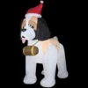 Gemmy 9 Ft. Inflatable St. Bernard-35985 205080914 -Christmas Decoration Store gemmy 9 ft inflatable st. bernard 35985