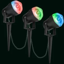 Gemmy Lightshow Smart Lights LED Spot Light (Set Of 3)-13205X 300060761