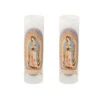 Gerson 8 In. LED Virgen De Guadalupe Candle (Set Of 2)-42136HDX2 207118815 -Christmas Decoration Store gerson 8 in. led virgen de guadalupe candle set of 2 42136hdx2