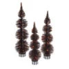 Gerson Electric Orange Lighted Black PVC Halloween Bottle Brush Trees (Set Of 3)-2223780 206498753 -Christmas Decoration Store gerson electric orange lighted black pvc halloween bottle brush trees set of 3 2223780