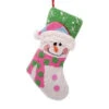 Glitzhome 19 In. Polyester/Acrylic Hooked 3D Snowman Christmas Stocking-JK25655PFSN 207053509 -Christmas Decoration Store glitzhome 19 in. polyesteracrylic hooked 3d snowman christmas stocking jk25655pfsn