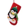 Glitzhome 19 In. Polyester/Acrylic Hooked Christmas Stocking With 3D Penguin-JK26185PF 207053506 -Christmas Decoration Store glitzhome 19 in. polyesteracrylic hooked christmas stocking with 3d penguin jk26185pf