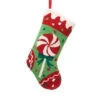 Glitzhome 19 In. Polyester/Acrylic Hooked Christmas Stocking With Candy-JK26187WA 207053507 -Christmas Decoration Store glitzhome 19 in. polyesteracrylic hooked christmas stocking with candy jk26187wa