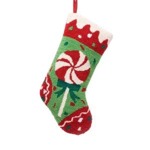 Glitzhome 19 in. Polyester/Acrylic Hooked Christmas Stocking with Candy-JK26187WA 207053507 Glitzhome 19 In. Polyester/Acrylic Hooked Christmas Stocking With Candy-JK26187WA 207053507 -Christmas Decoration Store glitzhome 19 in. polyesteracrylic hooked christmas stocking with candy jk26187wa