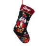Glitzhome 19 In. Polyester/Acrylic Hooked Christmas Stocking With Nutcracker-JK17945A 207053500