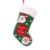 Glitzhome 19 In. Polyester/Acrylic Hooked Christmas Stocking With Santa Image-JK17133PF 207053485 -Christmas Decoration Store glitzhome 19 in. polyesteracrylic hooked christmas stocking with santa image jk17133pf