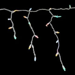 Home Accents Holiday 100-Light LED Multi-Color Icicle Dome Light Set-TY421-915-M 202535837
