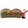 Home Accents Holiday 11 Ft. Inflatable Santa With Reindeer In Stable-89984 205081088 -Christmas Decoration Store home accents holiday 11 ft. inflatable santa with reindeer in stable 89984