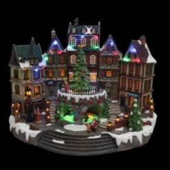 Home Accents Holiday 12.5 In. Animated Holiday Downtown-NM-X11646FA 206963282
