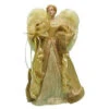 Home Accents Holiday 18 In. Fabric Angel Gold Tree Topper-A-150030 A 205930680 -Christmas Decoration Store home accents holiday 18 in. fabric angel gold tree topper a 150030 a