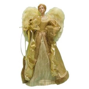 Home Accents Holiday 18 in. Fabric Angel Gold Tree Topper-A-150030 A 205930680 Home Accents Holiday 18 In. Fabric Angel Gold Tree Topper-A-150030 A 205930680 -Christmas Decoration Store home accents holiday 18 in. fabric angel gold tree topper a 150030 a