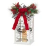 Home Accents Holiday 18 In. H White Wooden Holiday Lantern With LED Resin Timer Candle-42584HD-1 206954322 -Christmas Decoration Store home accents holiday 18 in. h white wooden holiday lantern with led resin timer candle