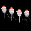 Home Accents Holiday 18 In. Smiling Santa Pathway Markers With Color Changing LED Illumination-6201-18425HDD 206963272 -Christmas Decoration Store home accents holiday 18 in. smiling santa pathway markers with color changing led illum