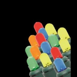 Home Accents Holiday 200-Light LED Multi-Colored Dome Light String-TY-200D-M 206806026