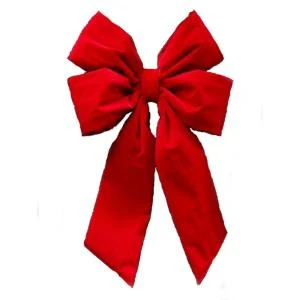Home Accents Holiday 24 in. x 36 in. Commercial Red Velvet Bow-4400P4-24INHO 205539186 Home Accents Holiday 24 In. X 36 In. Commercial Red Velvet Bow-4400P4-24INHO 205539186 -Christmas Decoration Store home accents holiday 24 in x 36 in. commercial red velvet bow 4400p4 24inho
