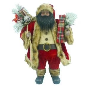 Home Accents Holiday 24 in. A/F Fabric Santa-A-154055AF 206954354 Home Accents Holiday 24 In. A/F Fabric Santa-A-154055AF 206954354 -Christmas Decoration Store home accents holiday 24 in. af fabric santa a 154055af